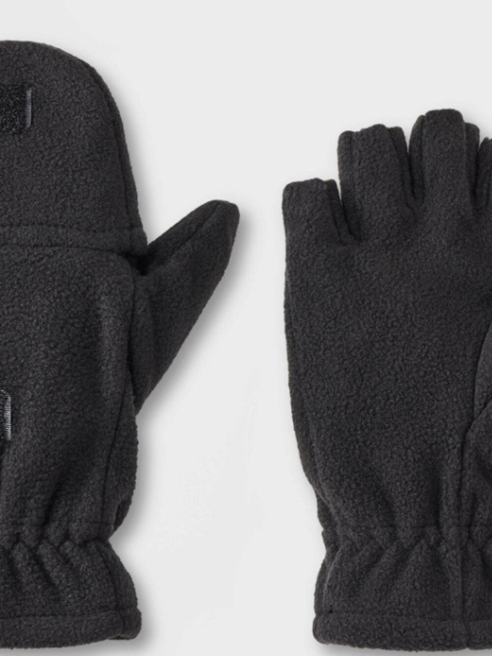 Boys' Flip-Top Glove - Cat & Jack™ Black 4-7